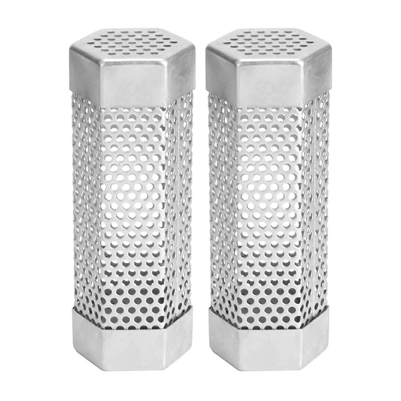 2 PCS Smoker Tube 6 Inch Pellet for Grill Stainless Steel Barbecue Accessory Charcoal Grills |