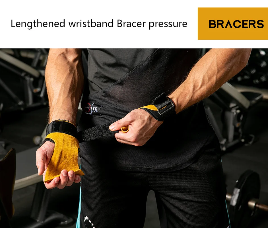 SKDK Воловья кожа ручки перчатки для спортзала противоскользящие Перчатки фитнеса