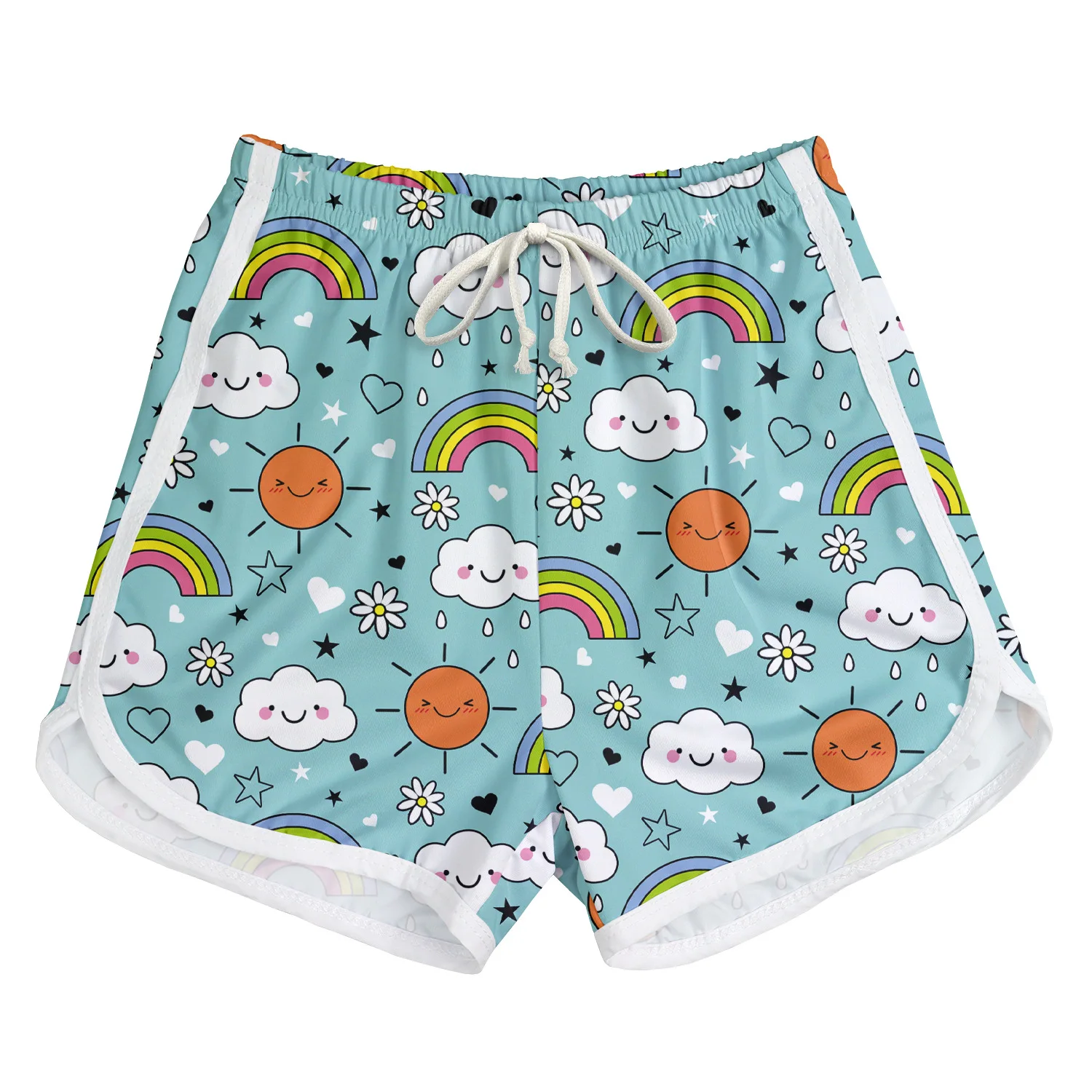 

VIDMID Children's beach pants cartoon printed hot pants thin breathable sports shorts 1049 08