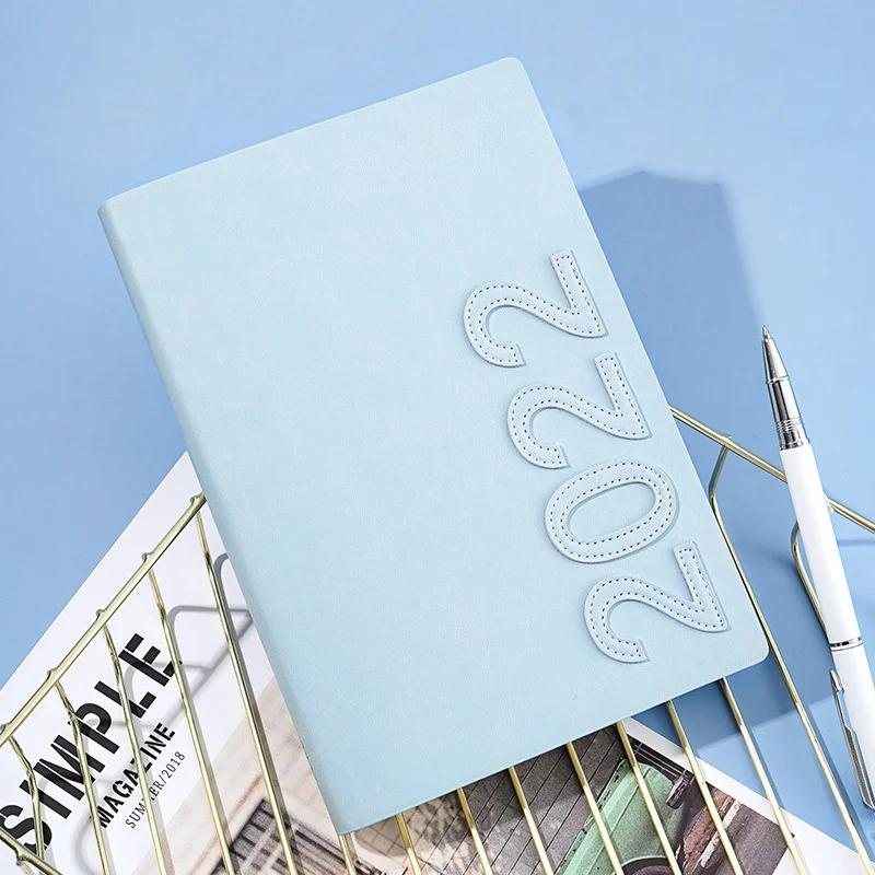 

Agenda 2021 2022 Planner A5 Diary Notebook and Journal Soft Notepad Weekly Daily Plan Sketchbook Office Stationery Note Book Kit
