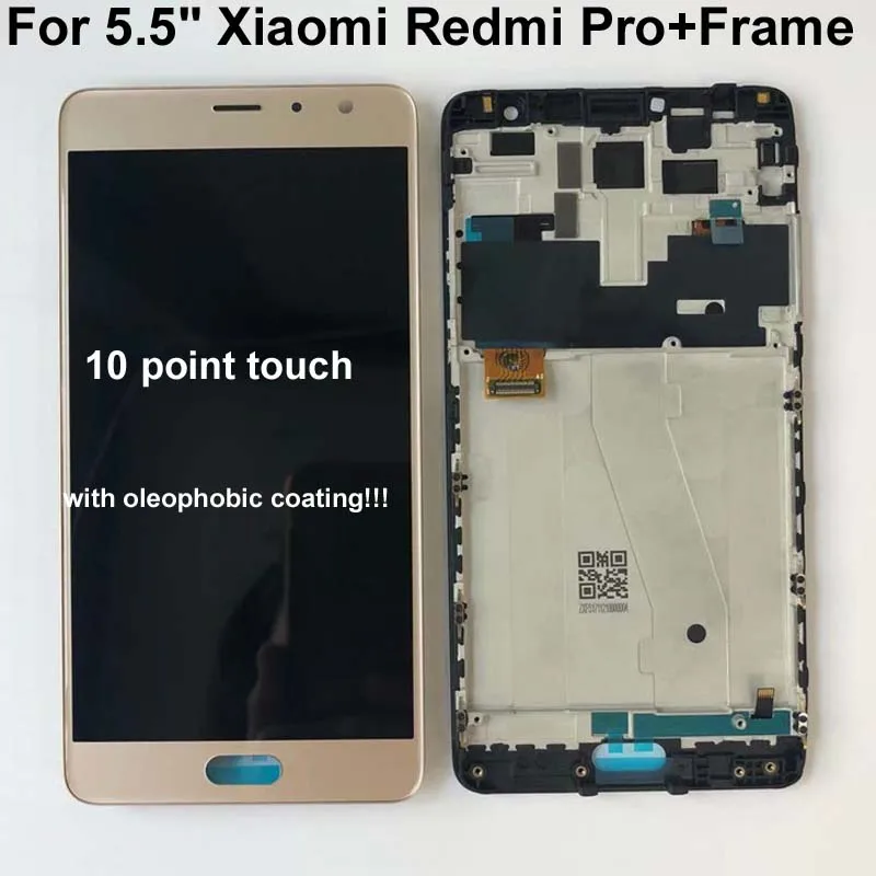Дисплейный модуль (дисплей + сенсор) GRF&WENO для смартфона Xiaomi Redmi Pro цвет рамки