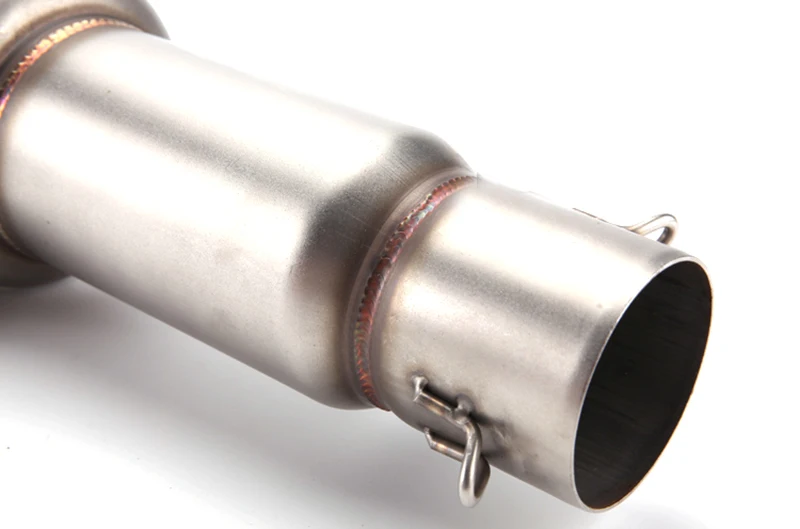 Выхлопной глушитель TKOSM для мотоцикла и скутера универсальный из нержавеющей