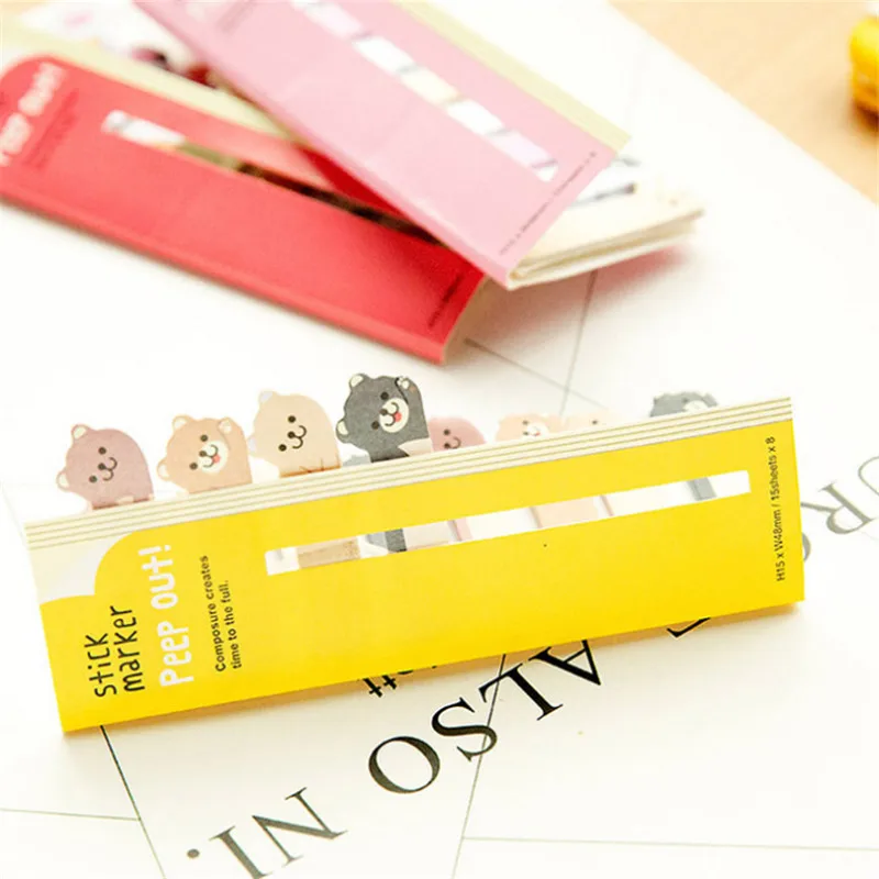 1 упак./лот милые Мультяшные японские и корейские канцелярские товары с животными