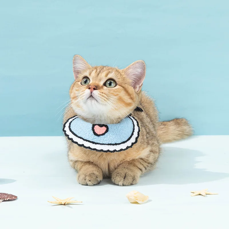 

2021 Summer Dogs Bib Small Medium Pet Cat Fashion Necklace Accessories Collar Puppy Doggy Scarf Kitten Chien Party Decoration