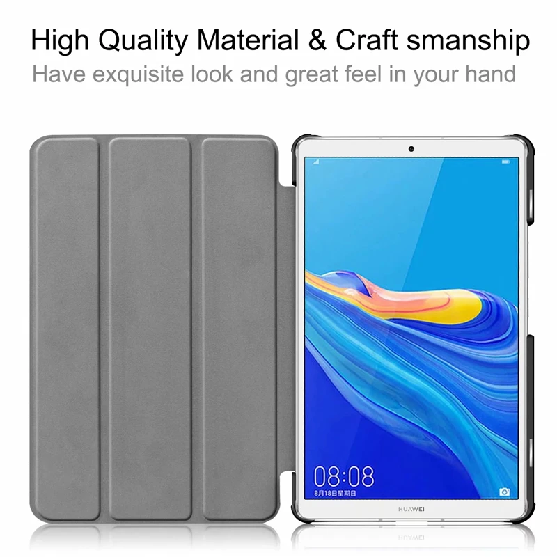 Для huawei MediaPad M6 8 4 чехол ультра тонкий легкий умный для дюймов 2019 планшет|Чехлы