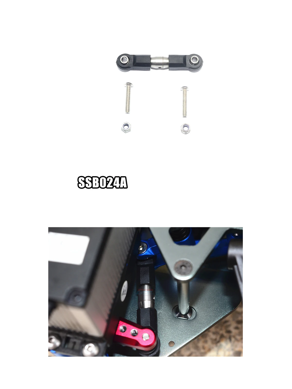 Сервопривод из нержавеющей стали регулируемый для LOSI 1:6 SUPER BAJAREY Parts|Детали и