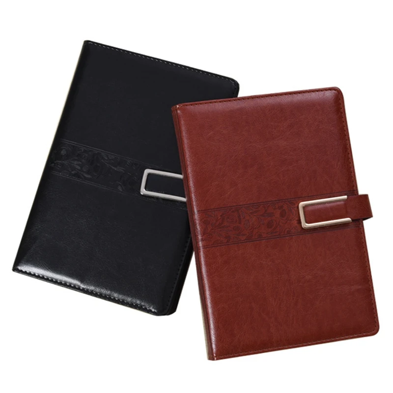 

A5 Retro Imitation Leather Notebook Carry Creative Snap Notepad Student Office Stationery Diary
