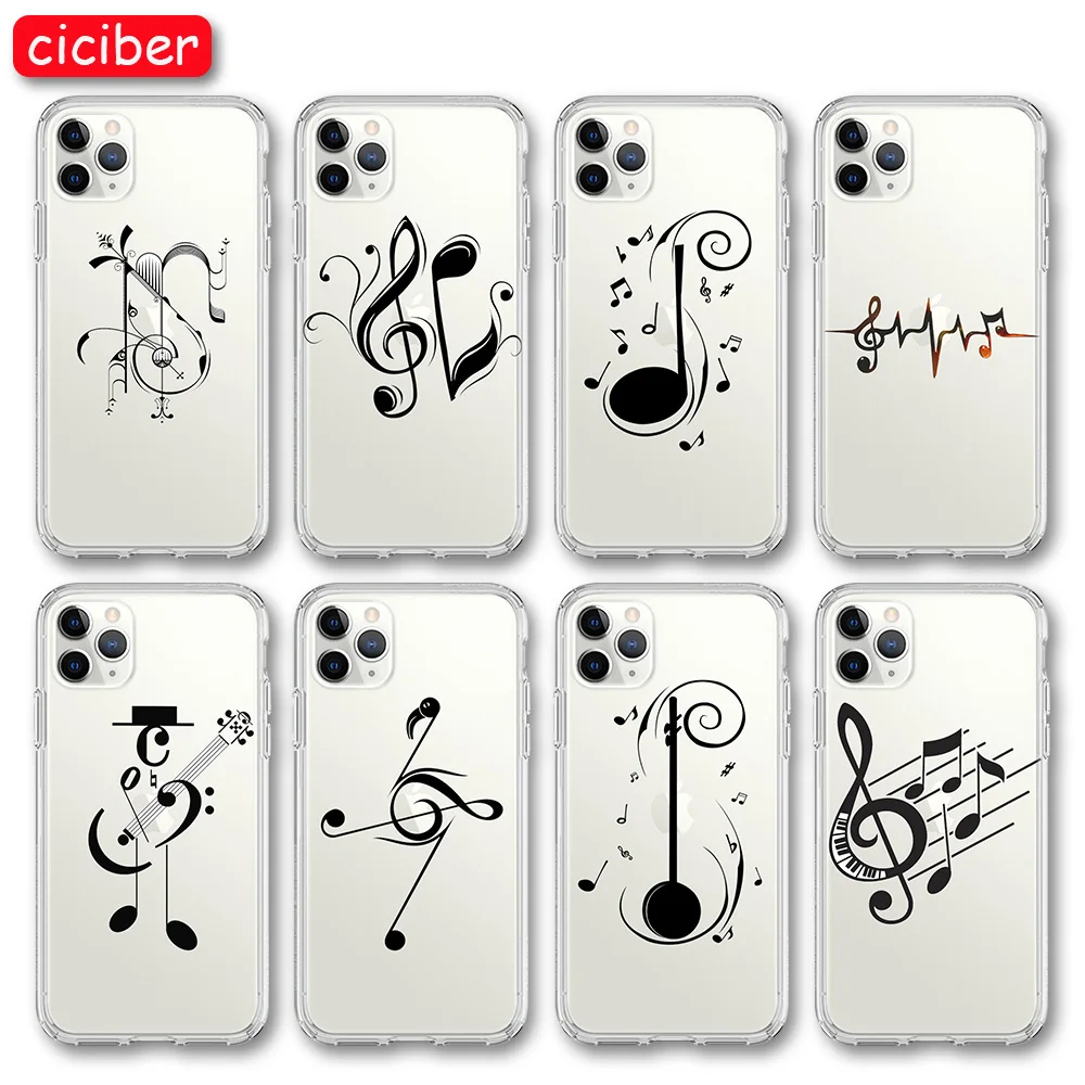 Чехол для телефона с музыкальными нотами iPhone 11 Pro Max чехол X XR XS MAX 7 8 6 6S Plus SE 2020