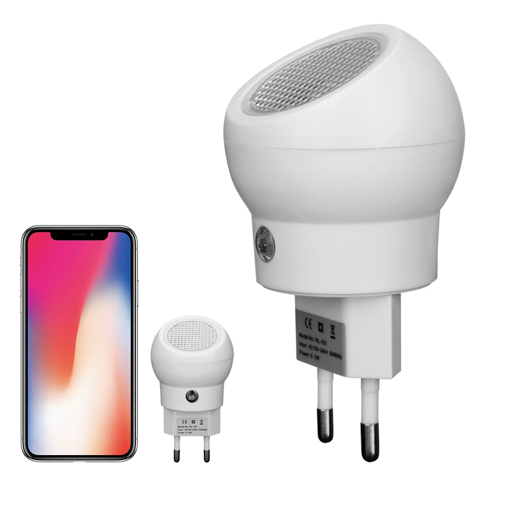 

EU Plug Sensor LED Night Lights Smart Home Automatically Switch On/Off Feeding Lamp Babies Cute Bedroom Decoration Ornaments