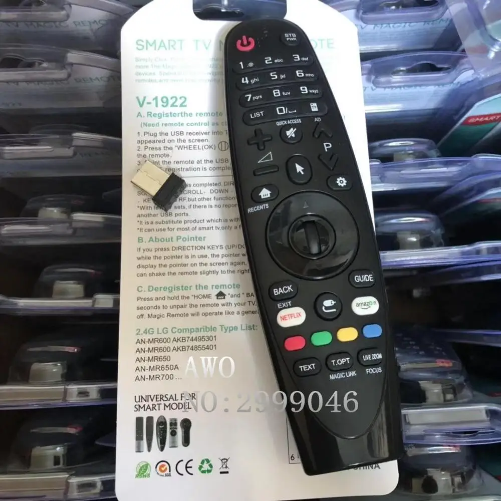 Для LG 49UK6200 43UK6200 60UK6200 43UK6300PLB 49UK6300PLB 55UK6300PLB 65UK6300PLB 43UK6500PLA 50UK6500PLA SMART TV MAGIC REMOTE|Пульты ДУ|