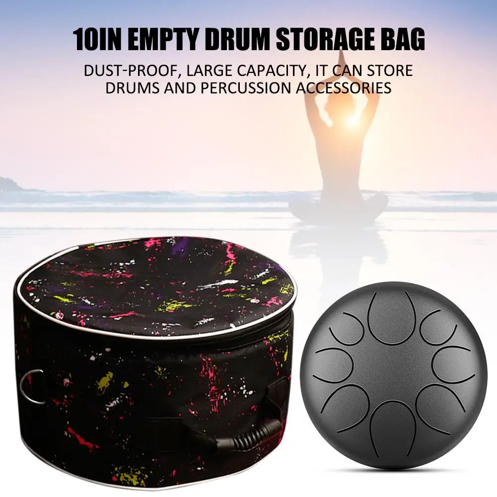 10 в стальной барабан пустой сумка для хранения перкуссионных инструментов