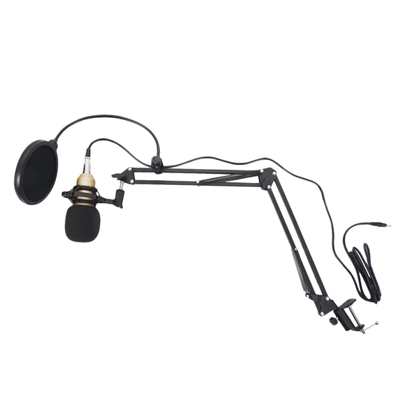 Комплект конденсаторных микрофонов BM800 студийная подвеска ножничная звуковая