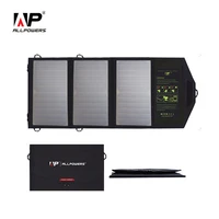 allpowers 5v21w portable phone charger solar charger dual usb output mobile solar battery charger for iphone samsung smartphone