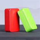 Маленькие чайные банки, коробка для хранения еды для перекуса для конфет, контейнер для еды, чехол, Домашний Органайзер, банки, металлические прямоугольные Запечатанные баки для кофе