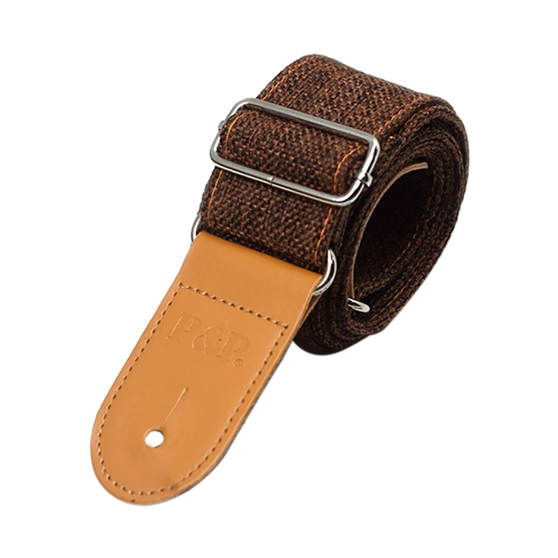 

AISPORT Guitar Shoulder Strap Adjustable Linen Cotton Belt For Acoustic Electric Bass Guitars