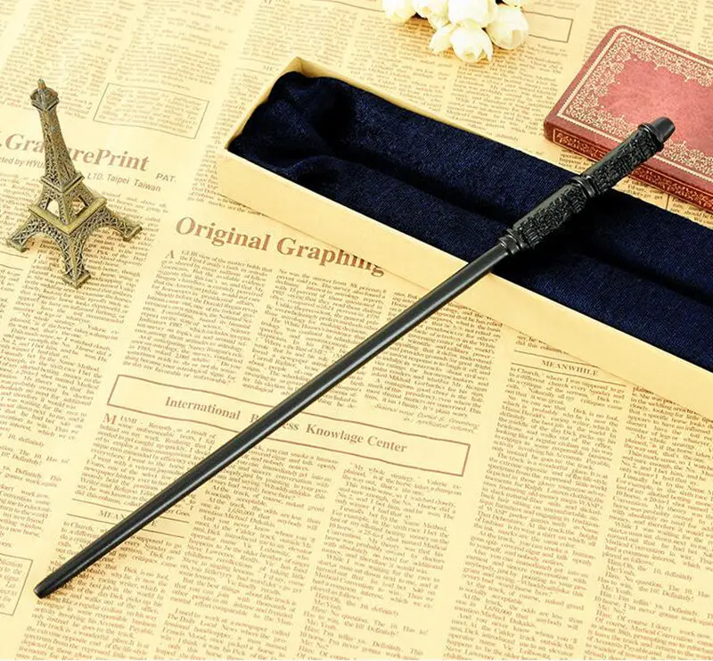 Оригинальная версия металлический сердечник Deluxe COS Colsplay Core Luna Voldemort Гермиона Волшебная волшебная палочка подарочная упаковка