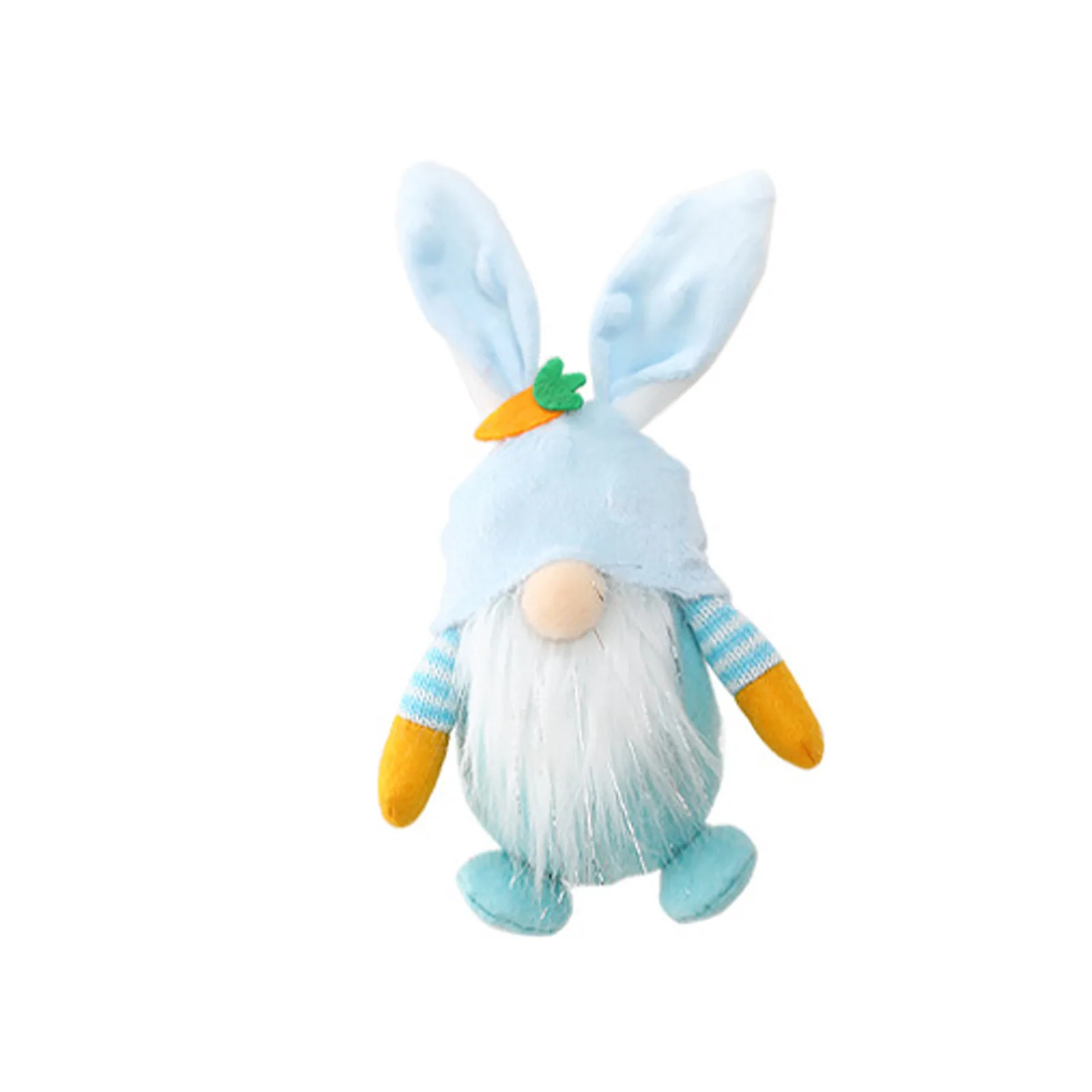 

4-Color Simulation Kawaii Rabbit Pendant Elf Plush Doll Dwarf Faceless Easter Decoration Children Adults Furniture Supplies Toys