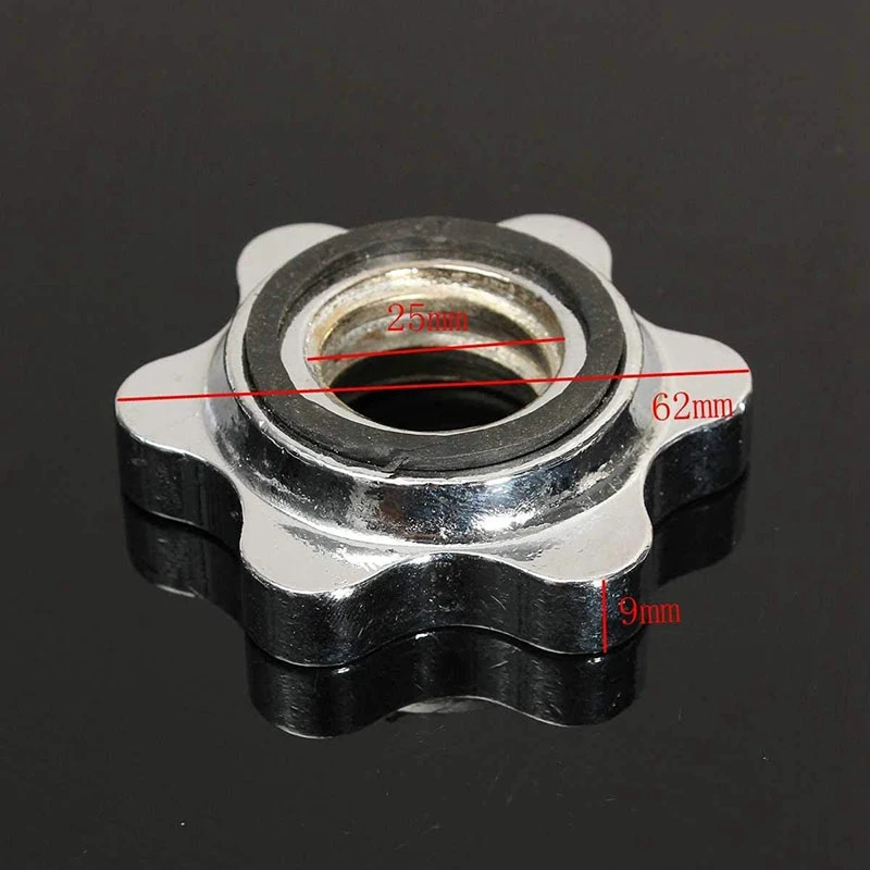 Штанга с винтовым зажимом для воротника 2 шт. 25 мм|Гантели| |