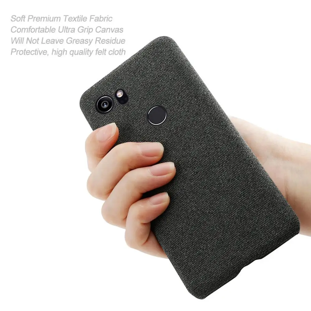 For Google Pixel/Pixel XL Case Retro Woven Fabric Cloth Slim Anti-scratch Hard PC Back Cover Pixel 3A Shockproof | Мобильные