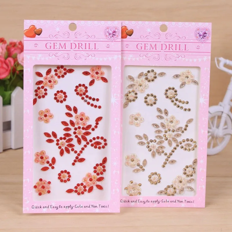 Креативные наклейки для мобильных телефонов цветные стразы акриловые бусины с