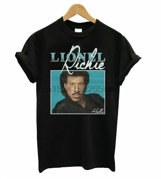 Lionel Richie черная футболка Винтажный Классический Топ Высококачественная Футболка