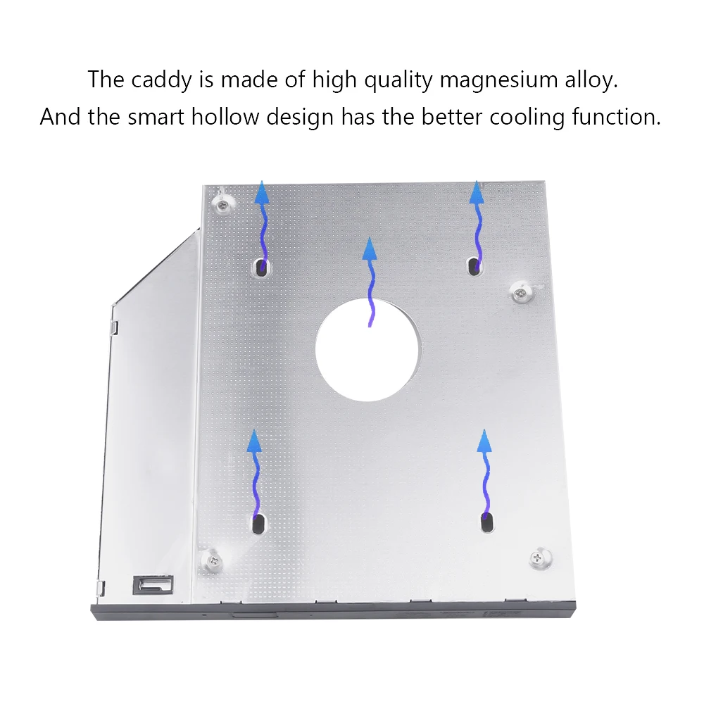 Подставка для второго жесткого диска из алюминиевого сплава 12 7 мм 2 5 дюймового