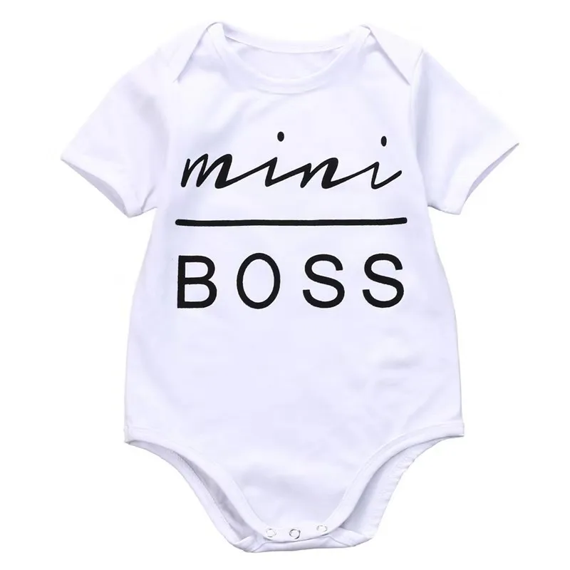Детские Веселые мини с надписью BOSS принт гармонии Простой Личность Треугольники