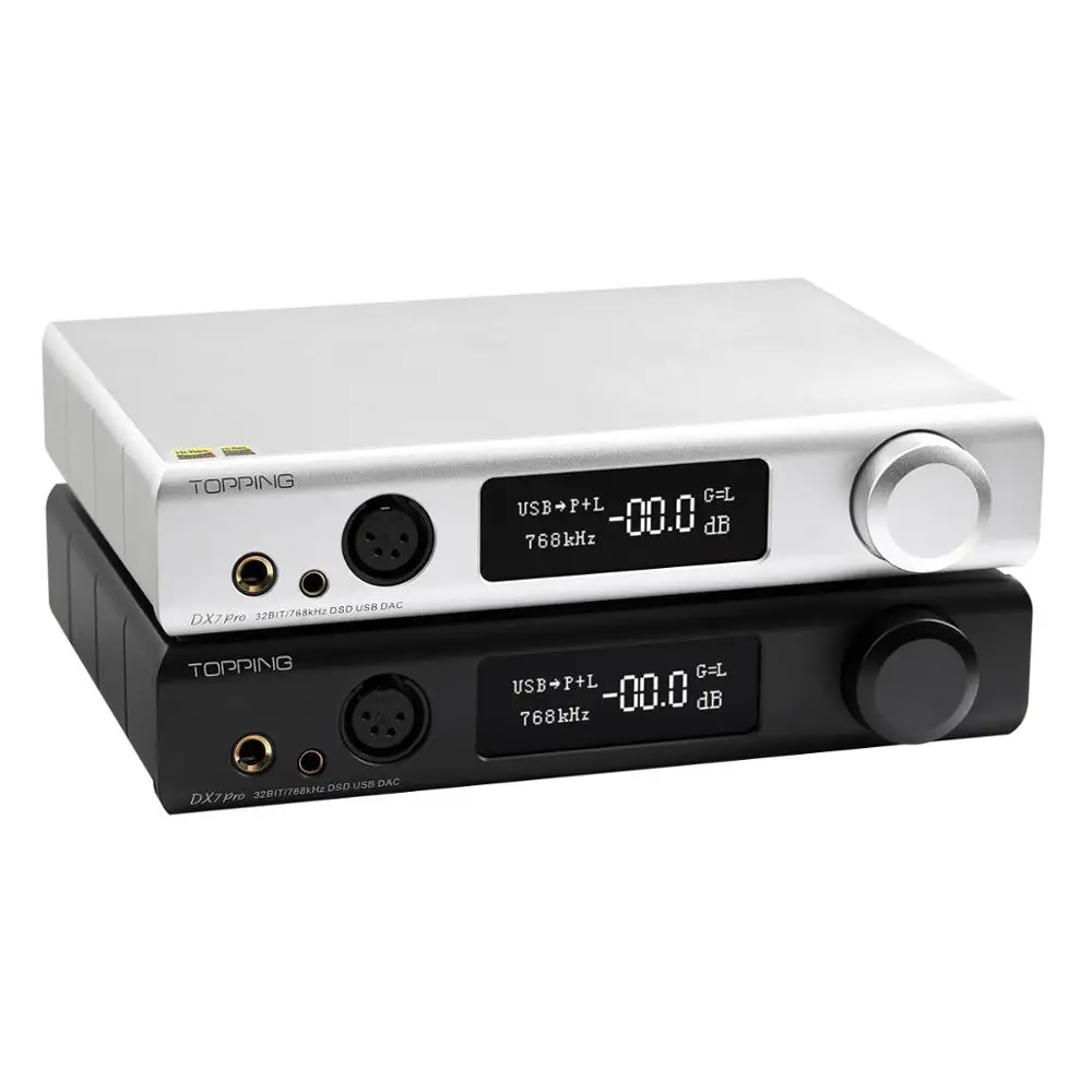 TOPPING DX7PRO ES9038PRO USB DAC XMOS XU208 усилитель для наушников CSR8675 Bluetooth 5 0 LDAC DSD1024 32 бит 768 кГц DX7