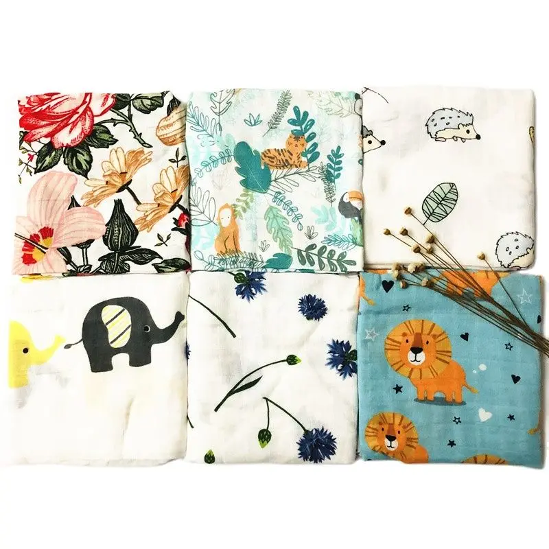 

Пеленка из детское бамбуковое одеяло органического хлопка для новорожденных, нагрудники для кормления, Слюнявчики, муслиновые Большие Под...