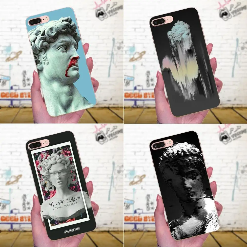Красочные Для Galaxy J1 J2 J3 J330 J4 J5 J6 J7 J730 J8 2015 2016 2017 2018 mini Pro Art David статуя