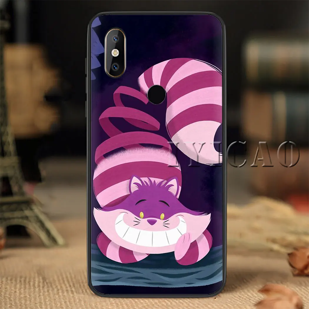 Из мультфильма Чеширского Кота или мягкий силиконовый чехол для Xiaomi Redmi 5 6 7 4A 4X 5A 6A