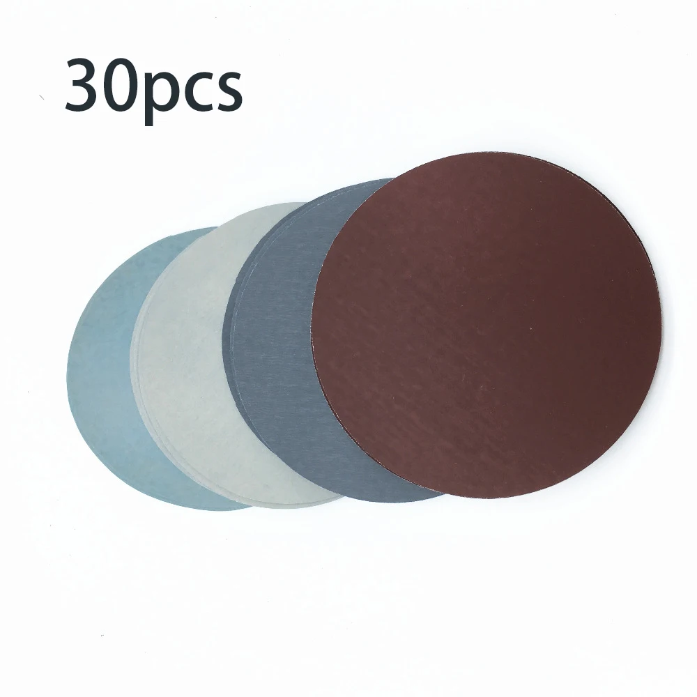 

30pcs 2 50mm Sandpaper Sanding Disc Rotary Hook Loop Sander 1000-7000 Grit Part