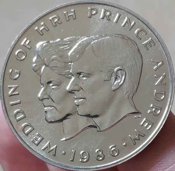 38 мм 1986 Западное Самоа, настоящая монета, оригинальная коллекция