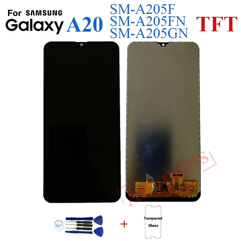 ЖК экран TFT для Samsung A20 A205 SM A205F A205GN сменный A205FN A205S модуль|Экраны мобильных