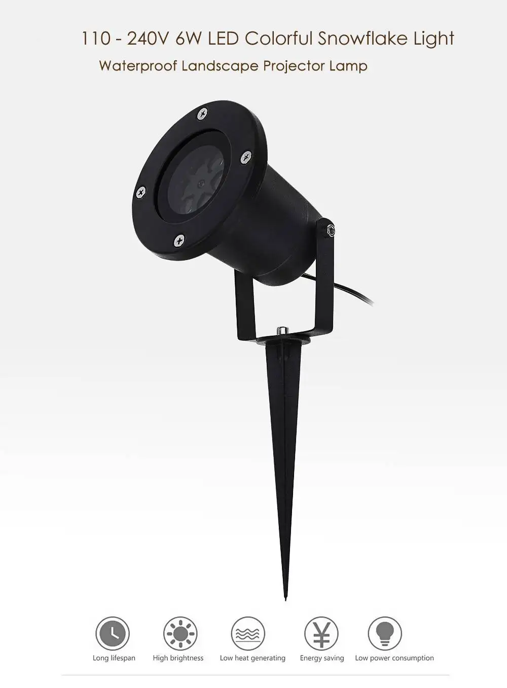 Лазерный уличный светильник для газона снежинки лазерный точечный ландшафтный