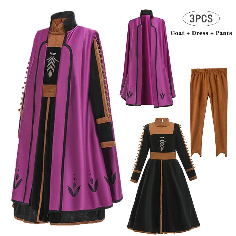 2020 Анна эльза платье для девочкинарядное девочкипринцессы платья