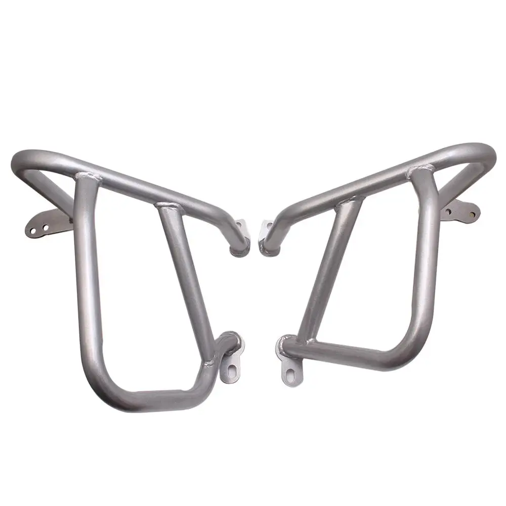 Нижняя Серебристая трубчатая стальная защита двигателя на автотрассе прутков