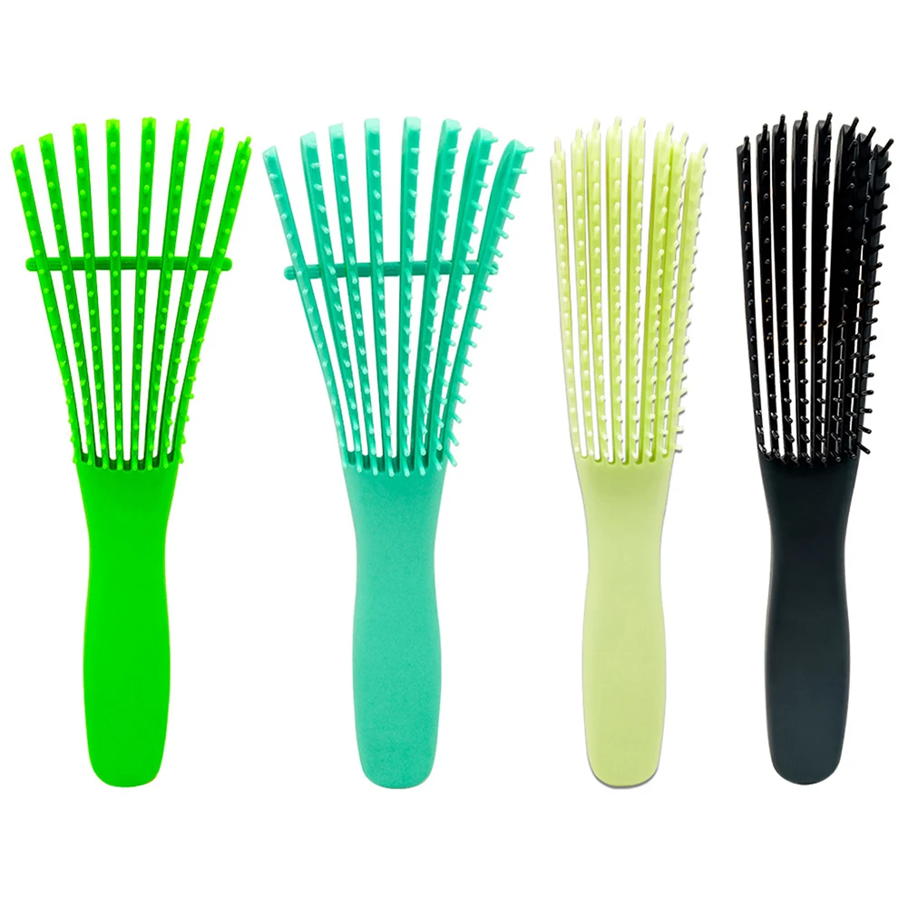 

Eight-Claw Comb ABS Hair Curly Fluffy Massage Essential Octopus Ribs Comb