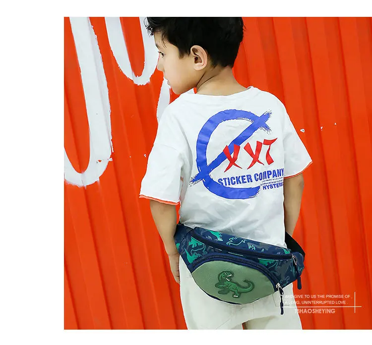 Детская поясная сумка для мальчиков и девочек стильная забавная Сумочка через