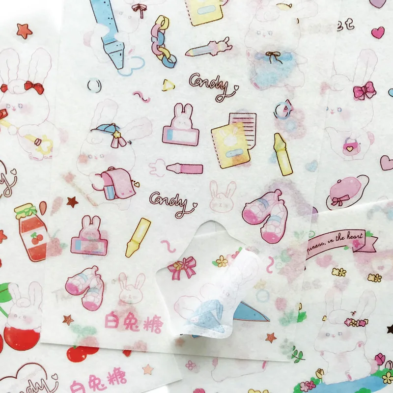 4 листа/упаковка альбом для ноутбука|Канцелярские наклейки| |