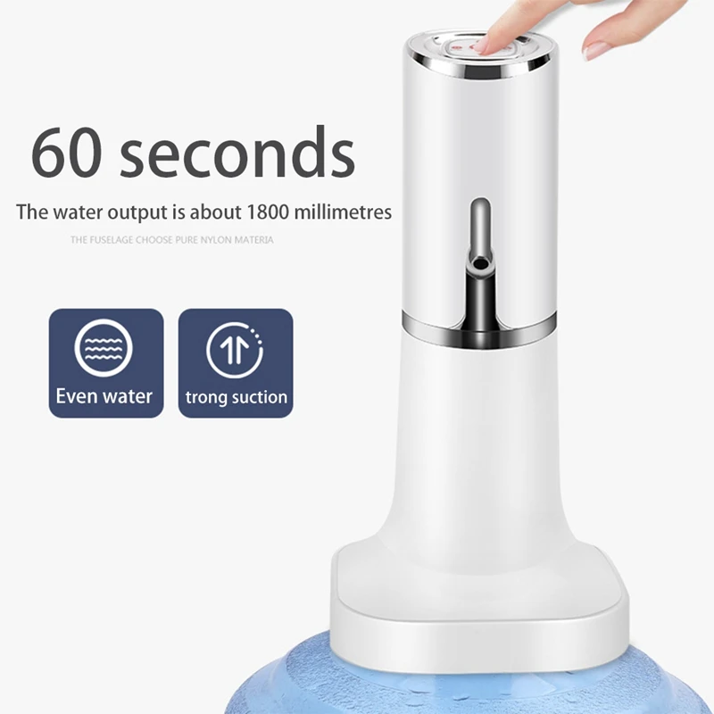 

Electric Water Dispenser Water Bottle Pump Wireless Portable Automatic Water Pump Bucket Milk Bottle Dispenser USB