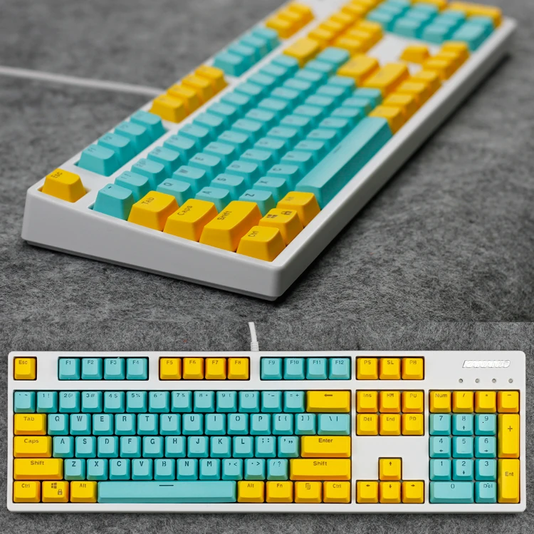 1 комплект ANSI 104 87 Механическая клавиатура PBT с подсветкой ключ колпачок для MX переключатели полупрозрачный ключ крышка s Для EVA Sunshine Dolch queen