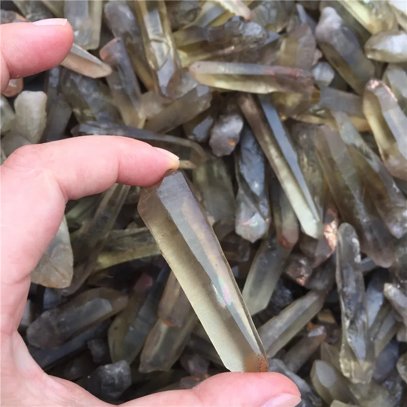 Фунтов 1 кг сырой натуральный дымовой цитрин кварцевый кристалл оригинальные