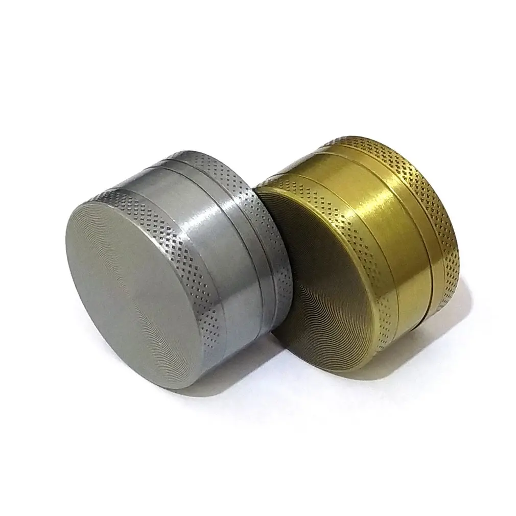 Модные листье металлический измельчитель табака и травы 3/4 Слои с пыльца зрелище