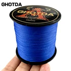 Плетеная рыболовная леска GHOTDA, 4 нити, для ловли карпа, мультифиламентная японская леска 100% PE, для соленой воды, 300 м