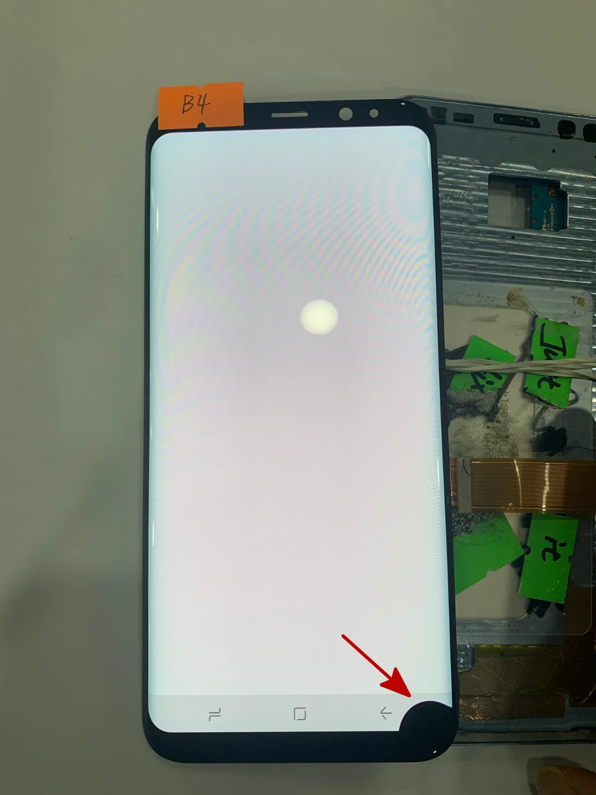 Super AMOLED для samsung Galaxy S8 plus S8+ G955 G955F g955u S8plus дефект ЖК-дисплей с сенсорным экраном дигитайзер 6,2'' - Цвет: B4