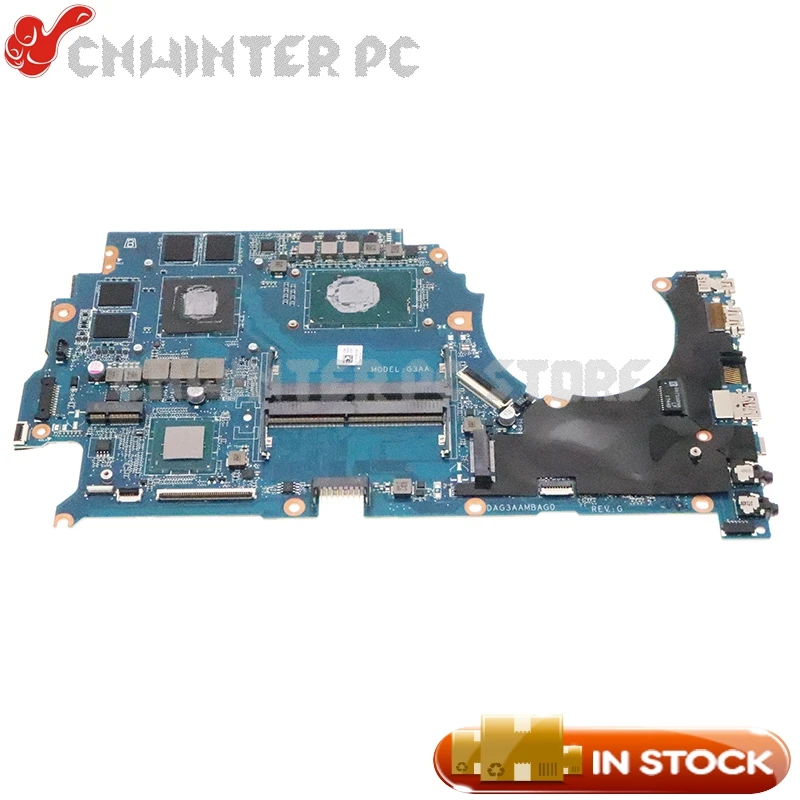 

Материнская плата NOKOTION для ноутбука HP 15-CE 15-CE000 929482-601 929483-501 929482-001 DAG3AAMBAG0 SR32Q I7-7700HQ Geforce GTX1050