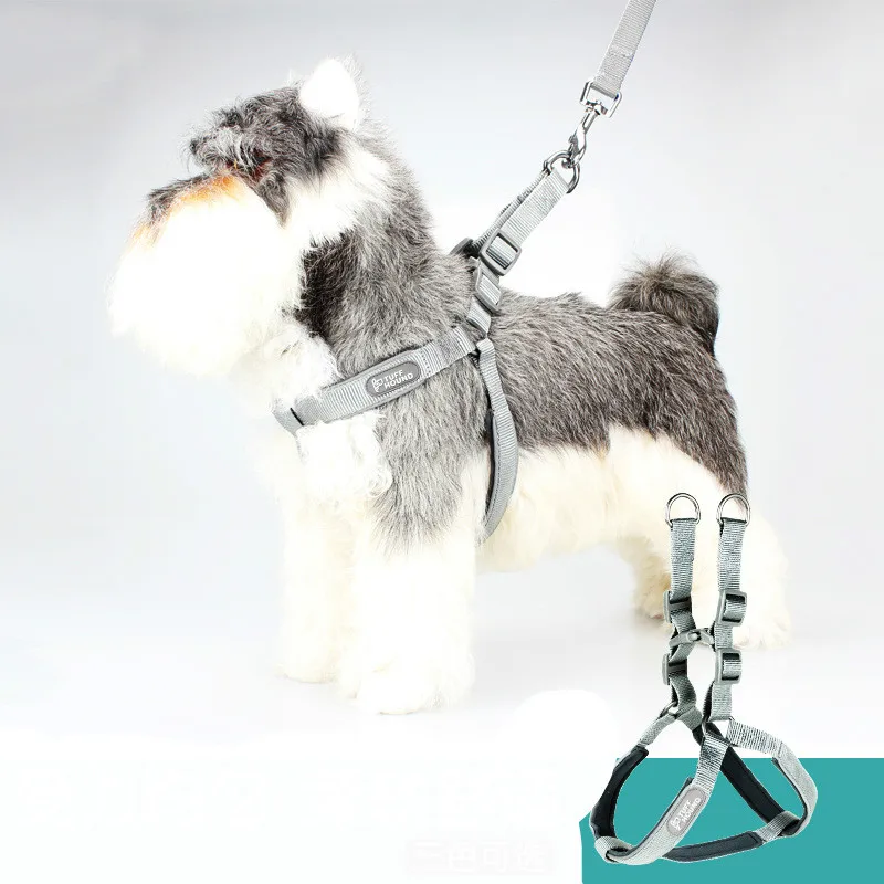 Нейлоновая шлейка для больших питомцев универсальный регулируемый поводок