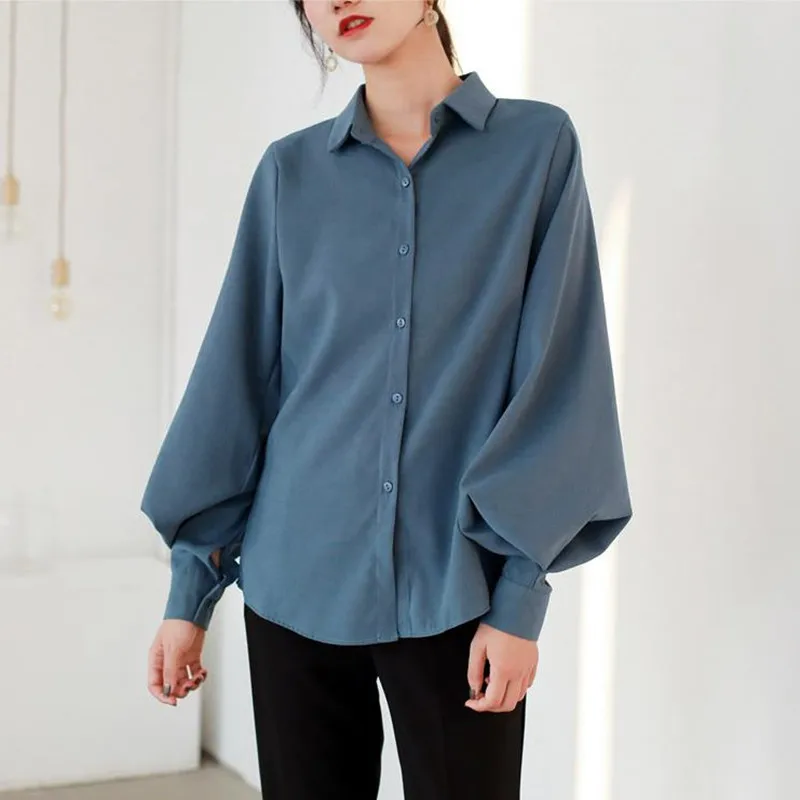 HziriP 2021 новая весенняя женская белая Рубашка нарядная блузка Топы с длинным