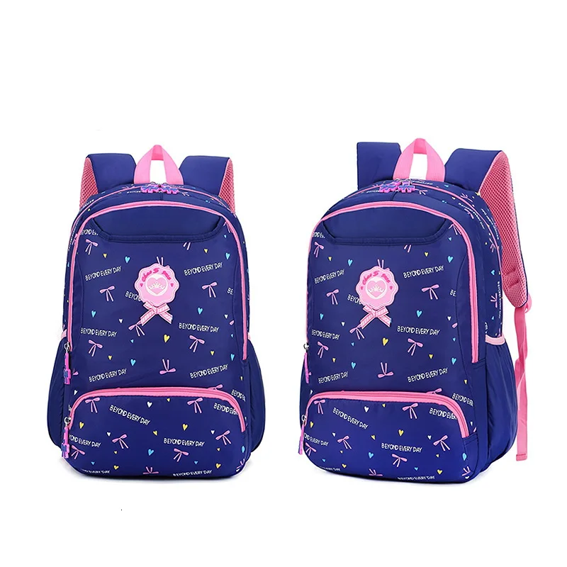 2023 Girls School Bag Waterproof Light Weight Kids Backpack Children dot Printing Backpack Primary Bookbag for Girl mochilas